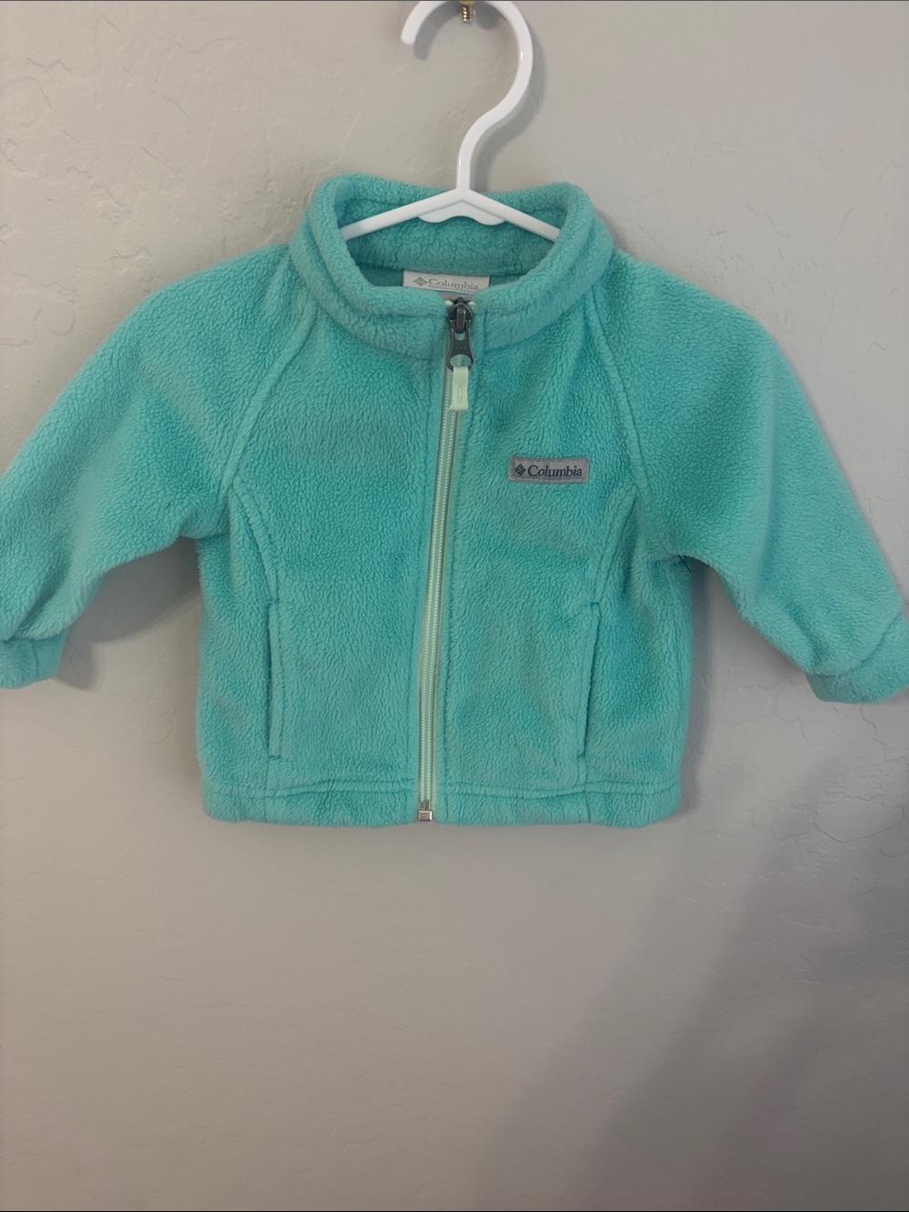 Columbia Baby Fleece Jacket in Aqua